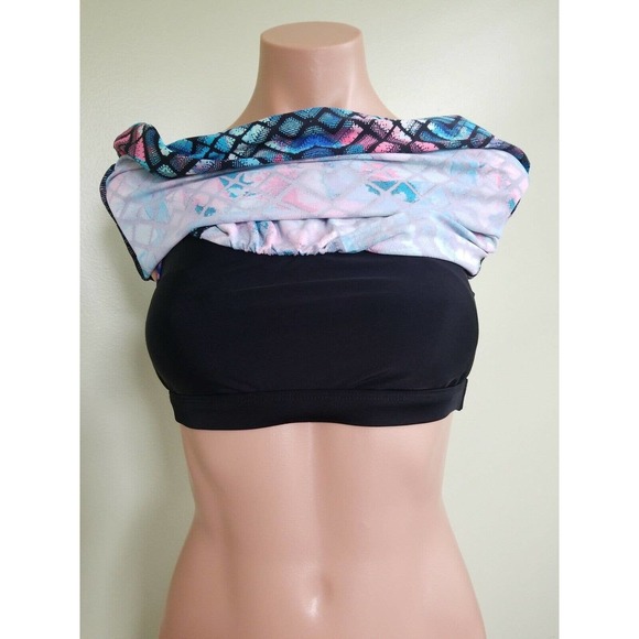 Go by Gossip Light the Way printed layered tankini top size S - Picture 6 of 6